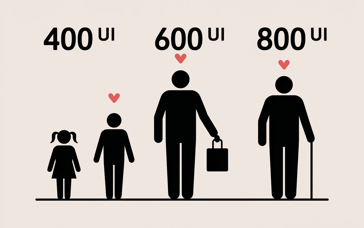 quand prendre la vitamine d dosage age