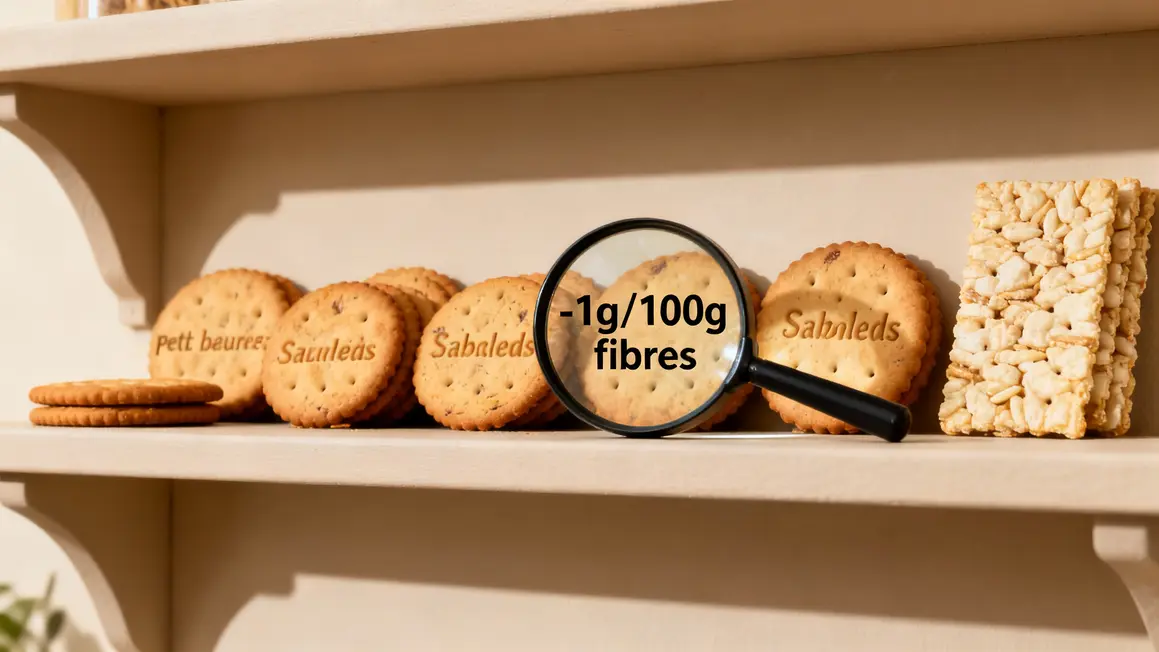 tableau nutritionnel biscuits secs pauvres en fibres