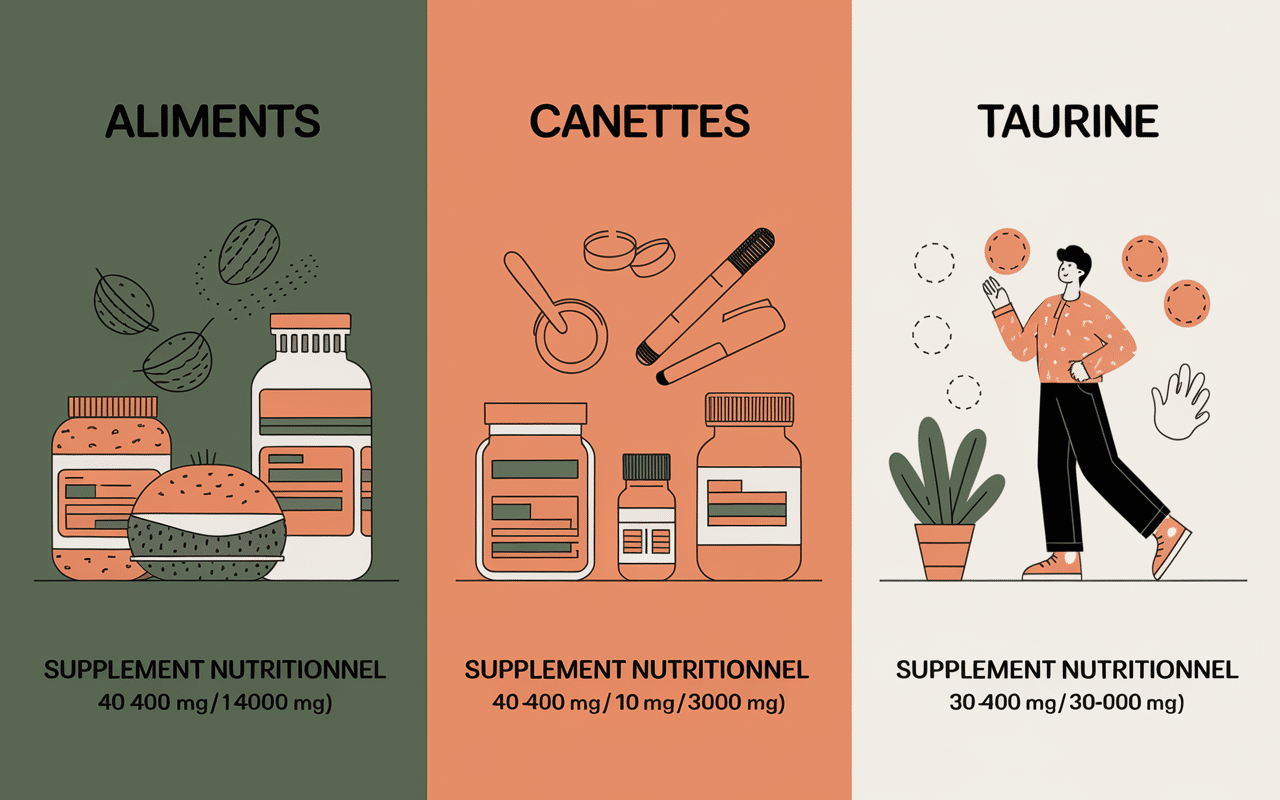 taurine c est quoi dosages securite tableau
