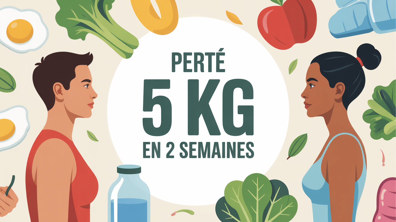 Balance aliments sains 2 semaine pour perdre 5 kilos