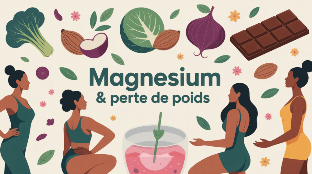 magnesium et perte de poids illustration aliments riches