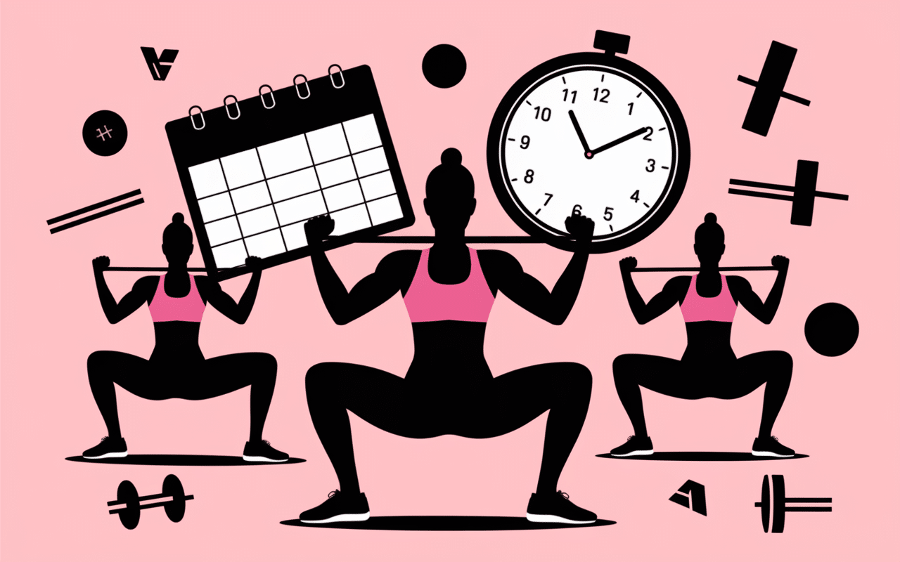 musculation femme motivation silhouettes