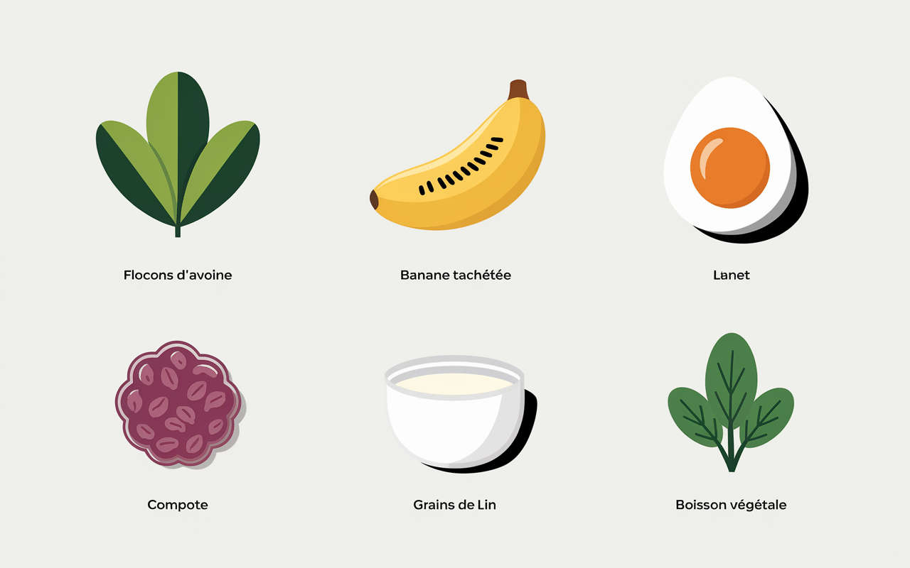 ingredients et alternatives pancake flocon d'avoine banane regime