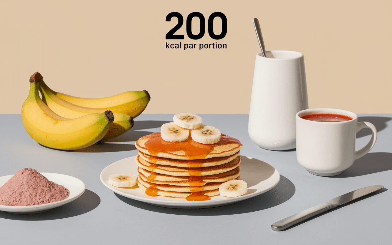 recette pancake flocon d'avoine banane regime coupe