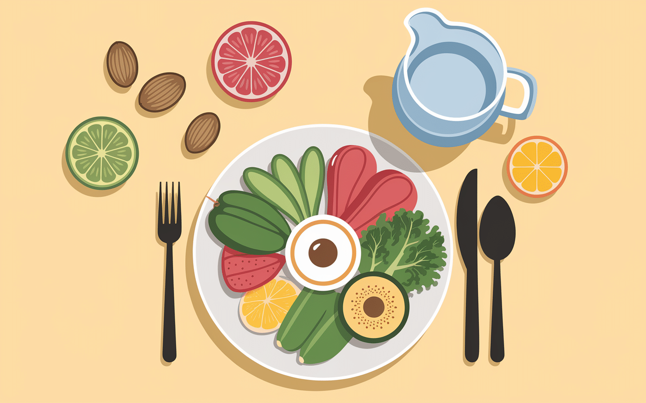 assiette equilibree perte de poids mariage