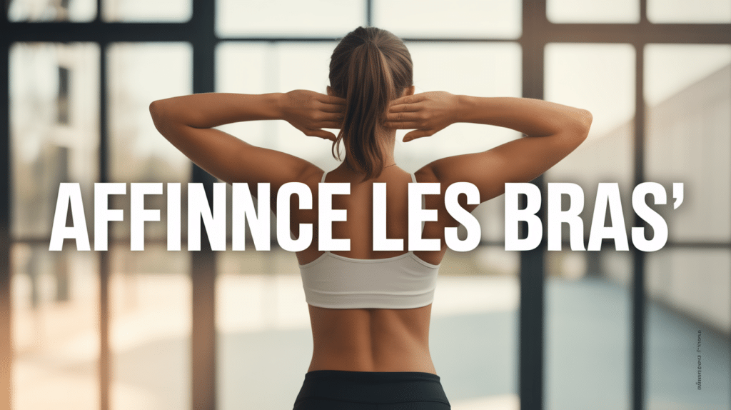 Silhouette femme bras toniques perdre la graisse des bras