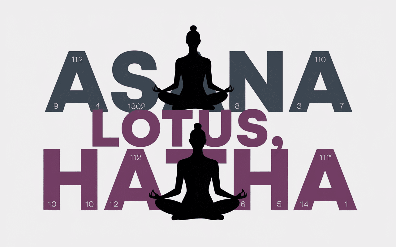 Posture de yoga 5 lettres asana lotus hatha