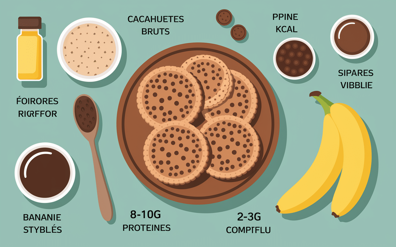 recette avec beurre de cacahuete healthy cookies proteines