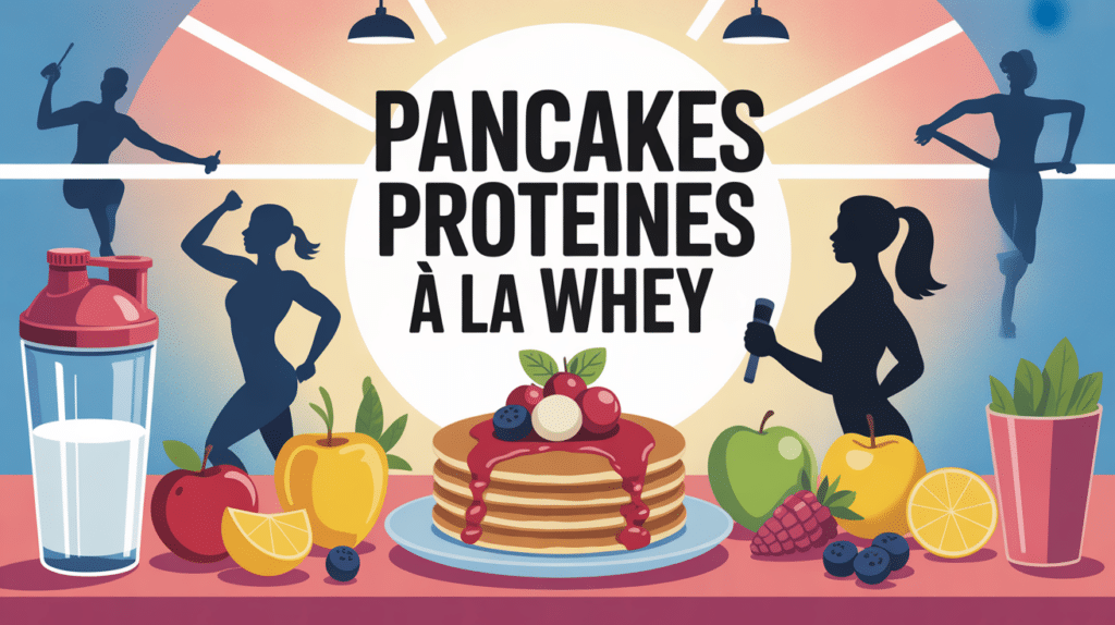 Table sportive et pancake proteine whey convivial