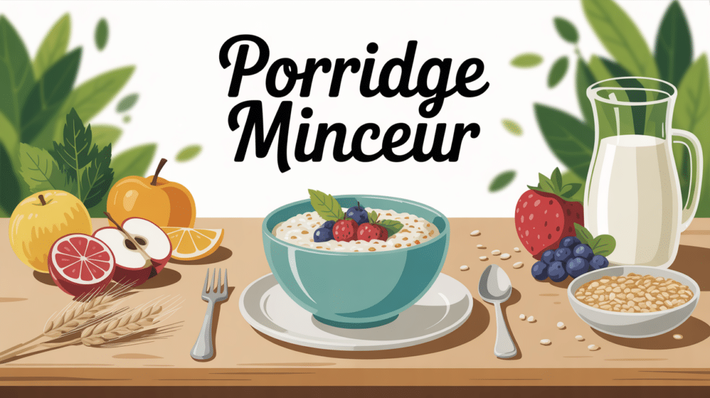 bol porridge fruits recette porridge minceur