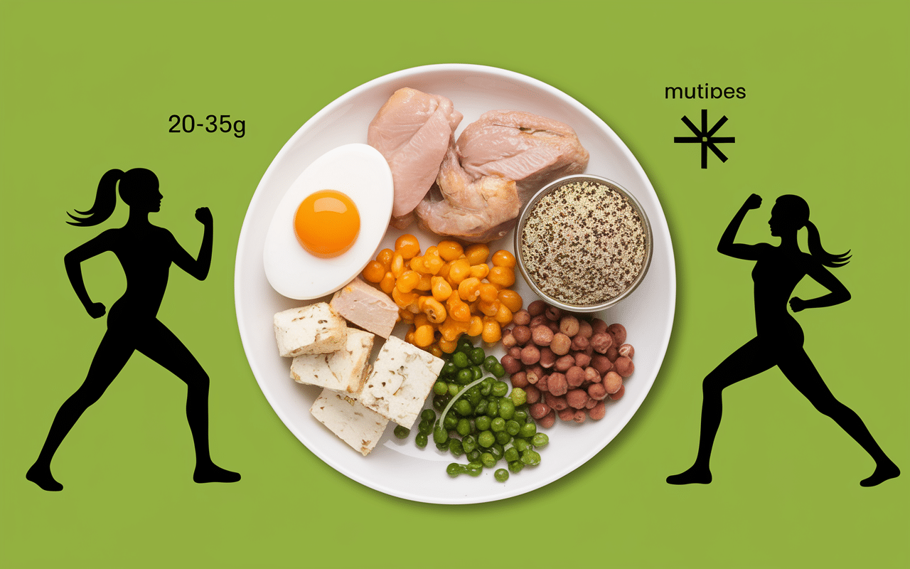 assiette proteinee perte de poids oeufs poulet tofu legumes