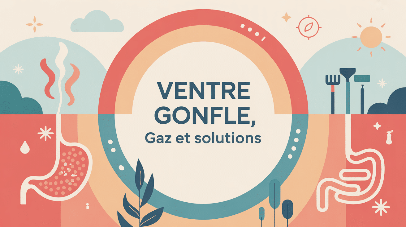 Ventre gonfle gaz prise de poids illustration solutions