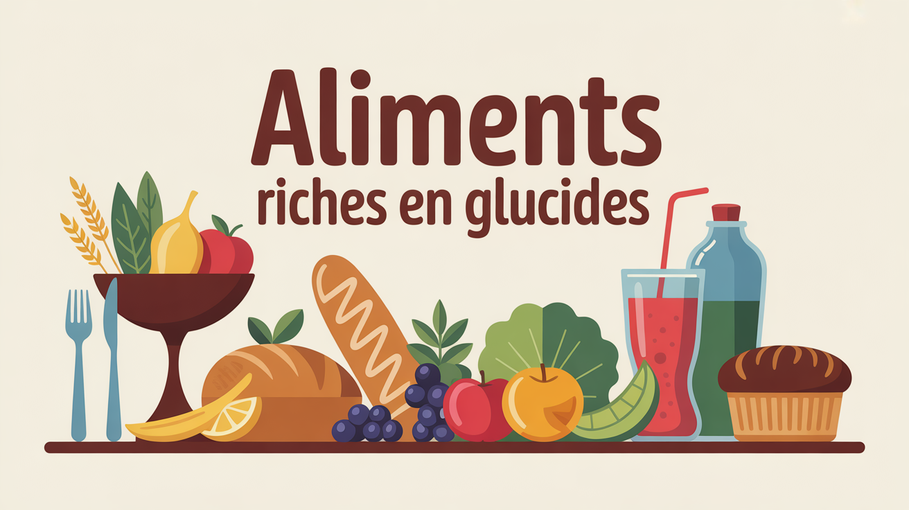 Visuel aliments riches en glucides a eviter, assiette, IG