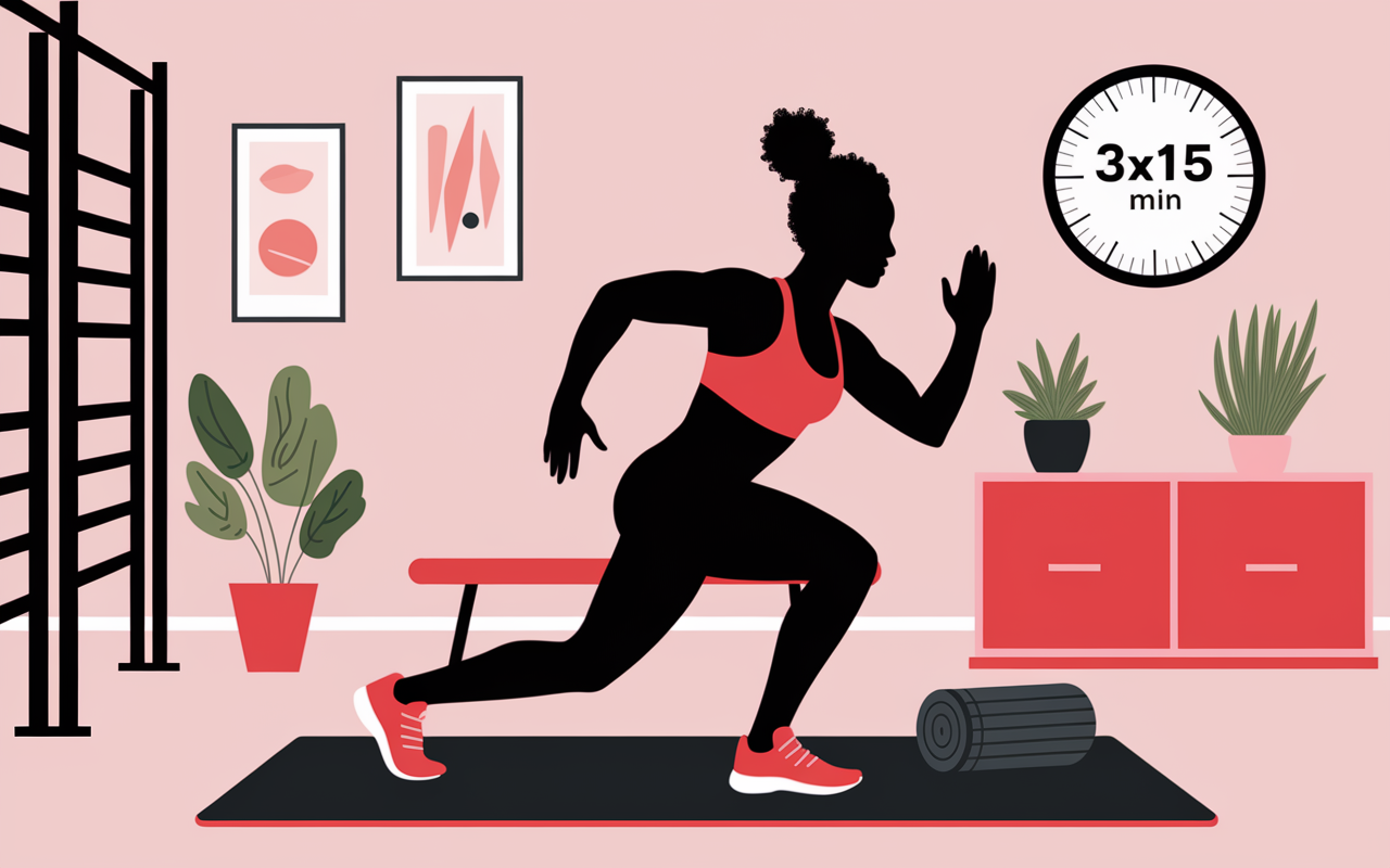 hiit perte de poids circuit debutant exercices maison