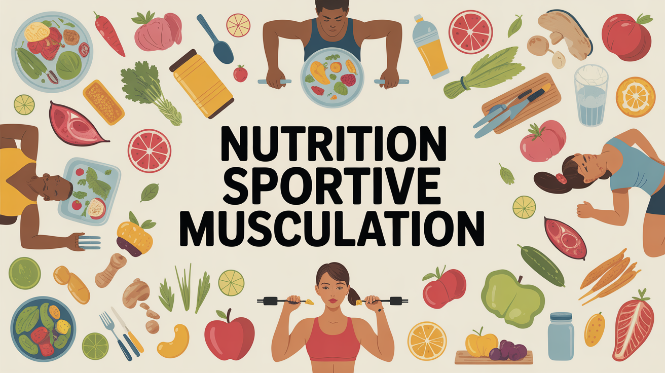 table colorée aliments bruts nutrition pour la musculation