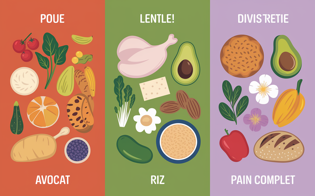 prise de masse musculaire aliments infographie