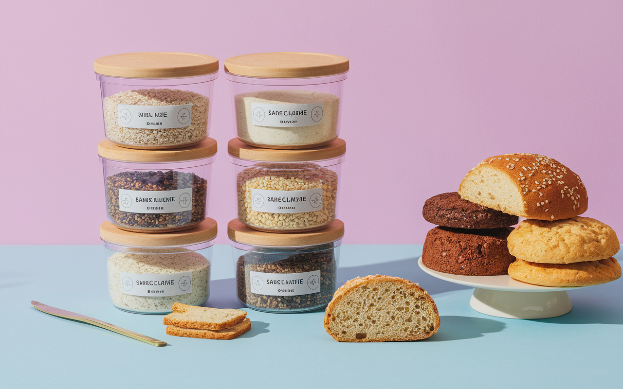 farines et pains sans gluten alternatives
