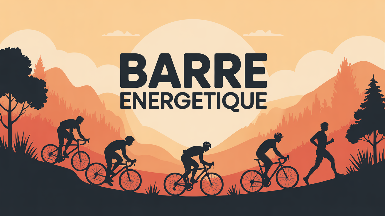 Silhouettes sportifs effort nature barres energetiques pour sportifs