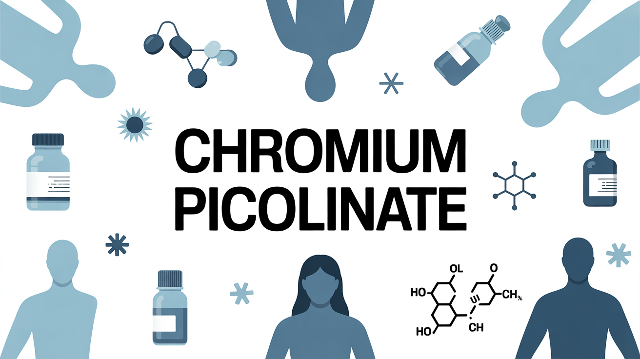 chromium as chromium picolinate compléments et métabolisme fond blanc