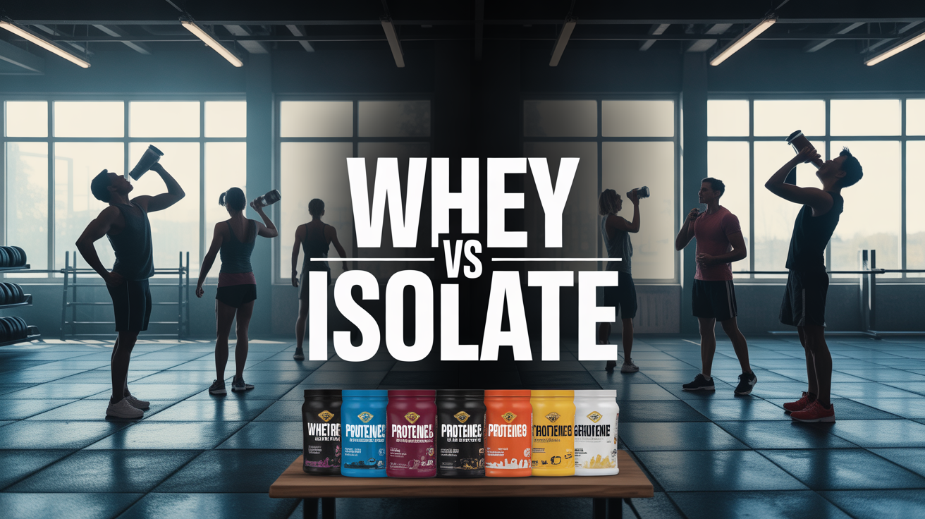 Salle de sport moderne difference whey et isolate