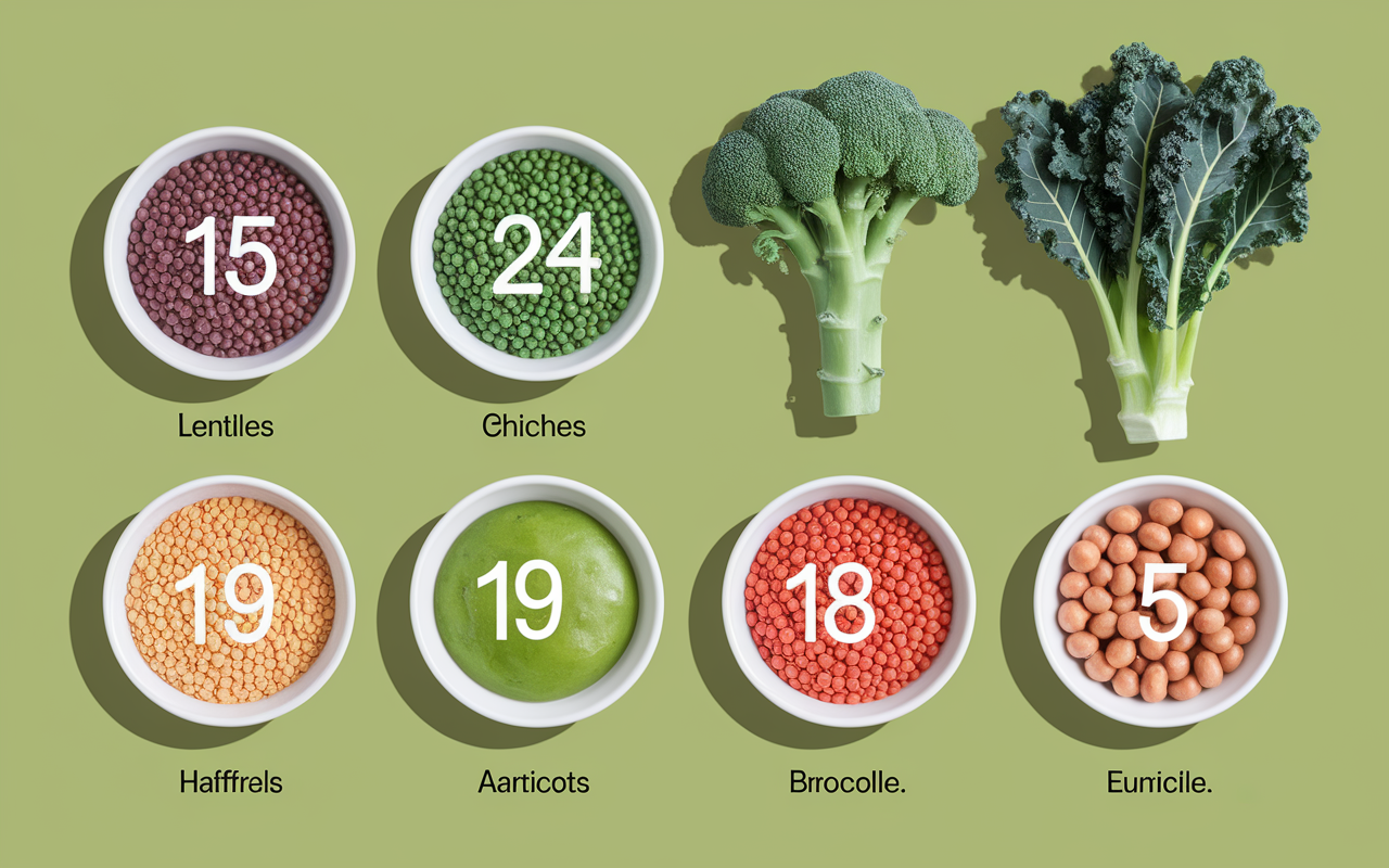 Classement legumes riches en proteines lentilles pois chiches