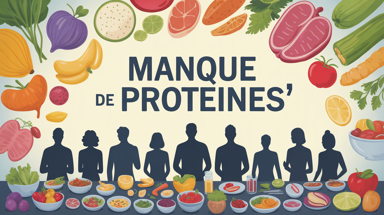 Table riche aliments maladie liee au manque de proteines