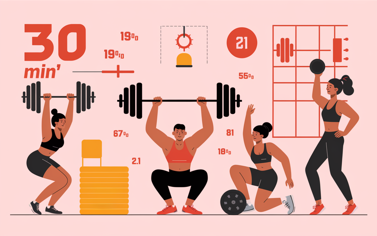 exercices debutants musculation poids du corps programme 30 minutes
