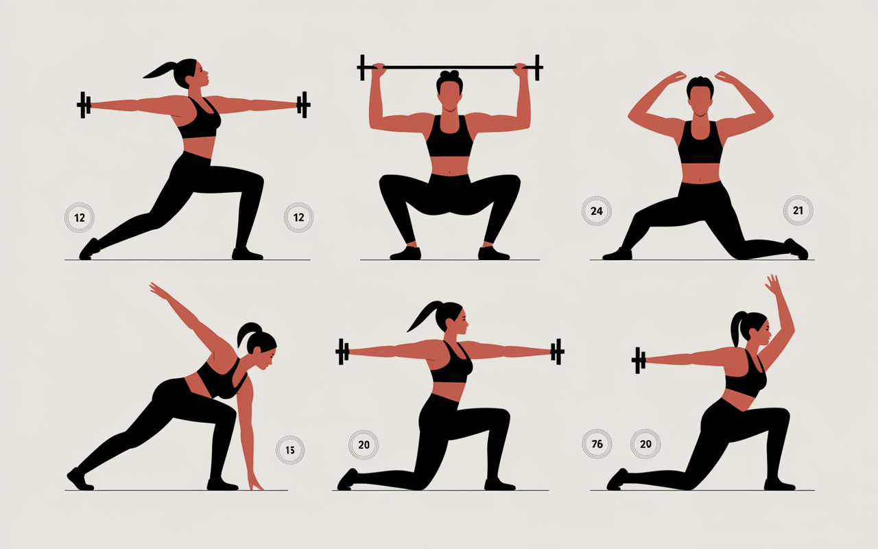exercices illustres musculation poids du corps programme