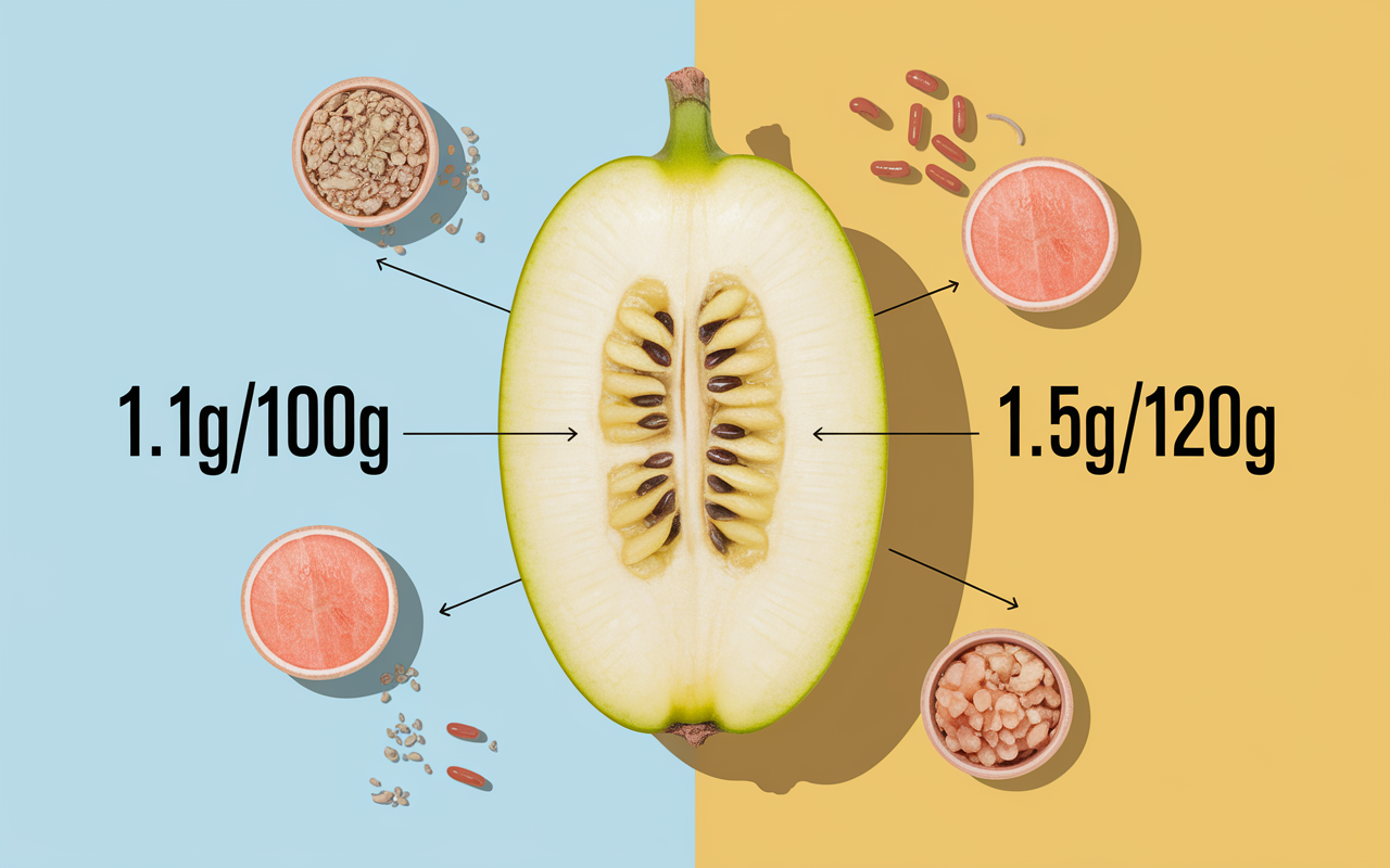 proteine dans une banane quantite visuelle