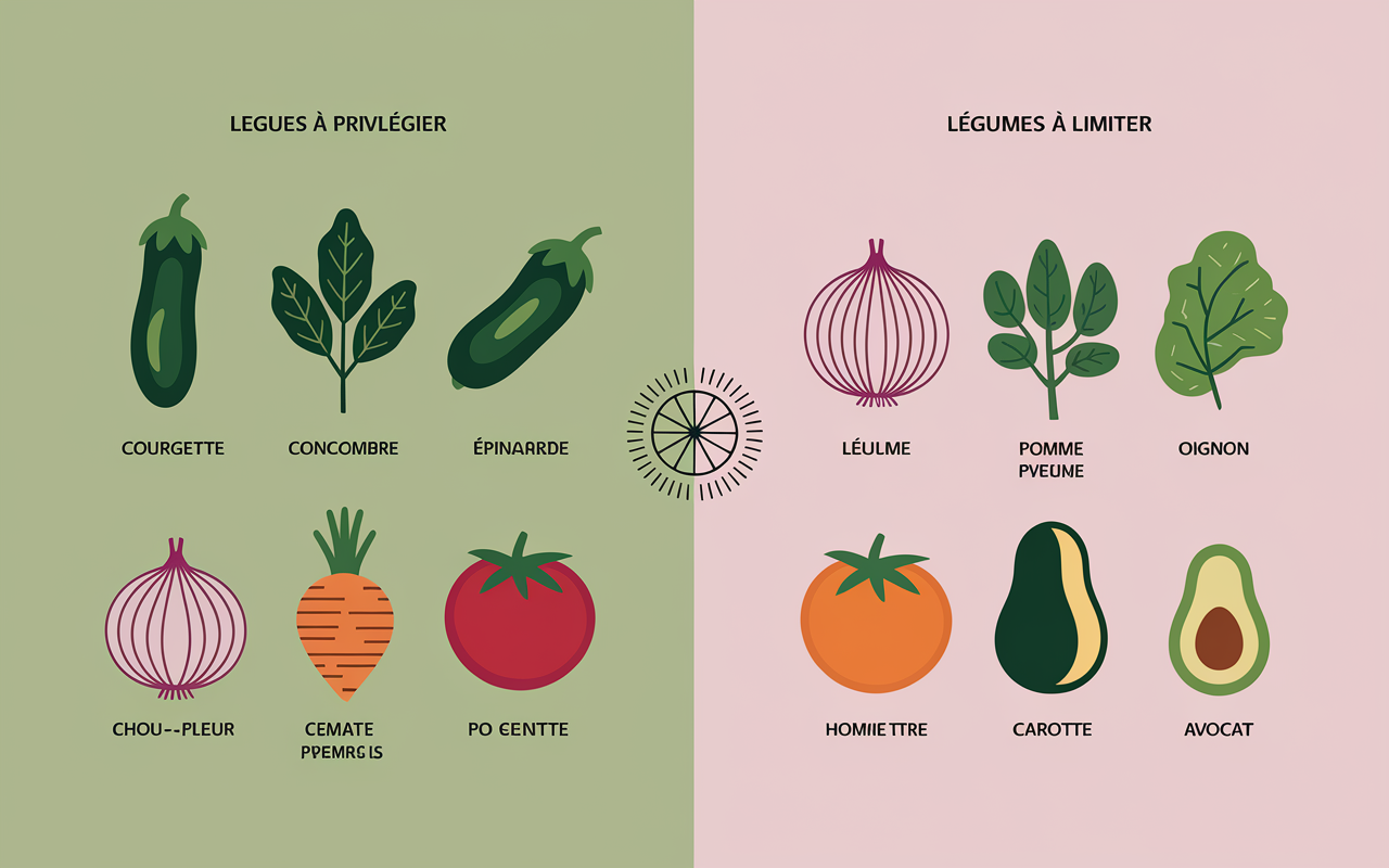 Légumes à privilégier ou limiter créatinine