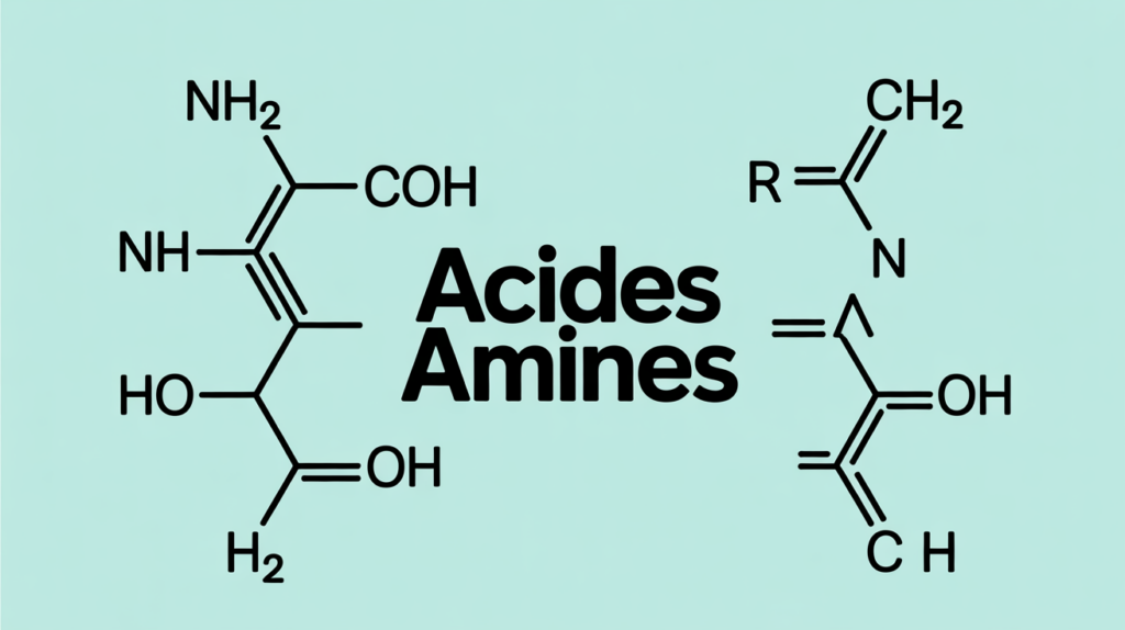 schema central structures des acides amines