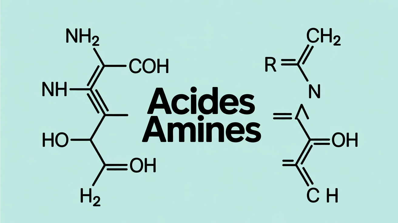 schema central structures des acides amines