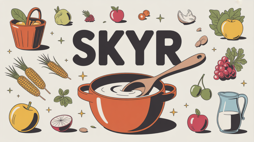 c est quoi le skyr pot ouvert bol cereales