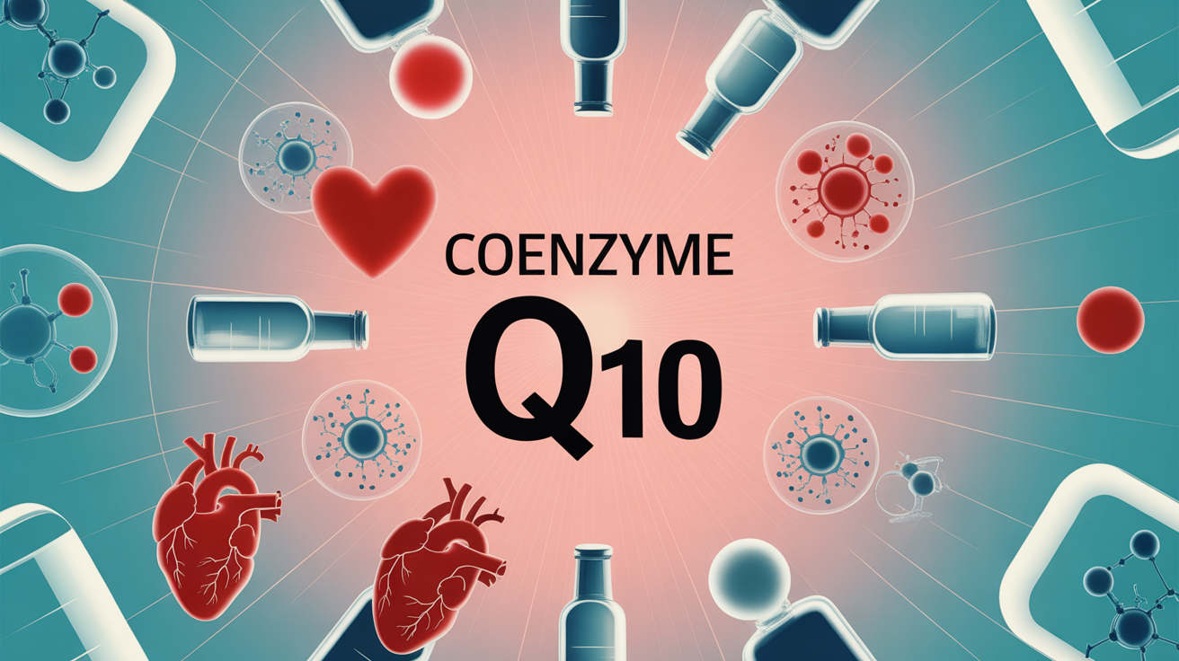 illustration co q enzyme q10 coeur cellules molécules