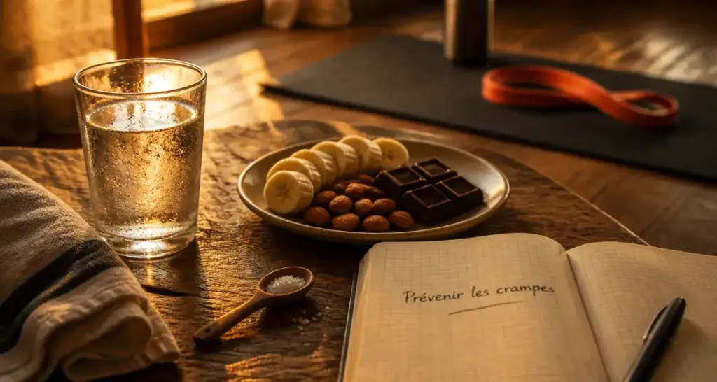 Crampes comment les eviter : eau, sel et aliments pour prévenir les crampes