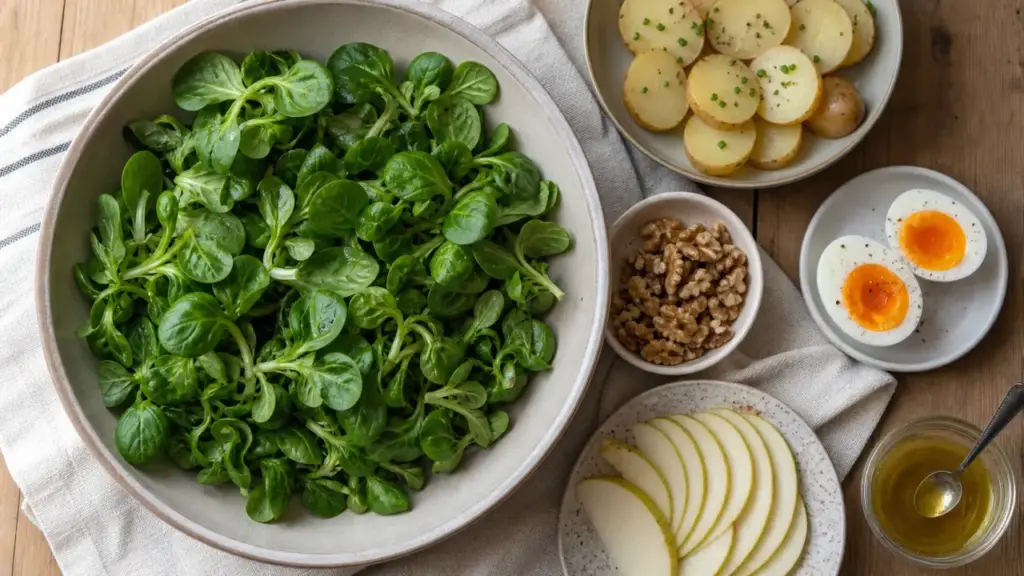 Bienfait de la mache : salade d’hiver riche en fibres