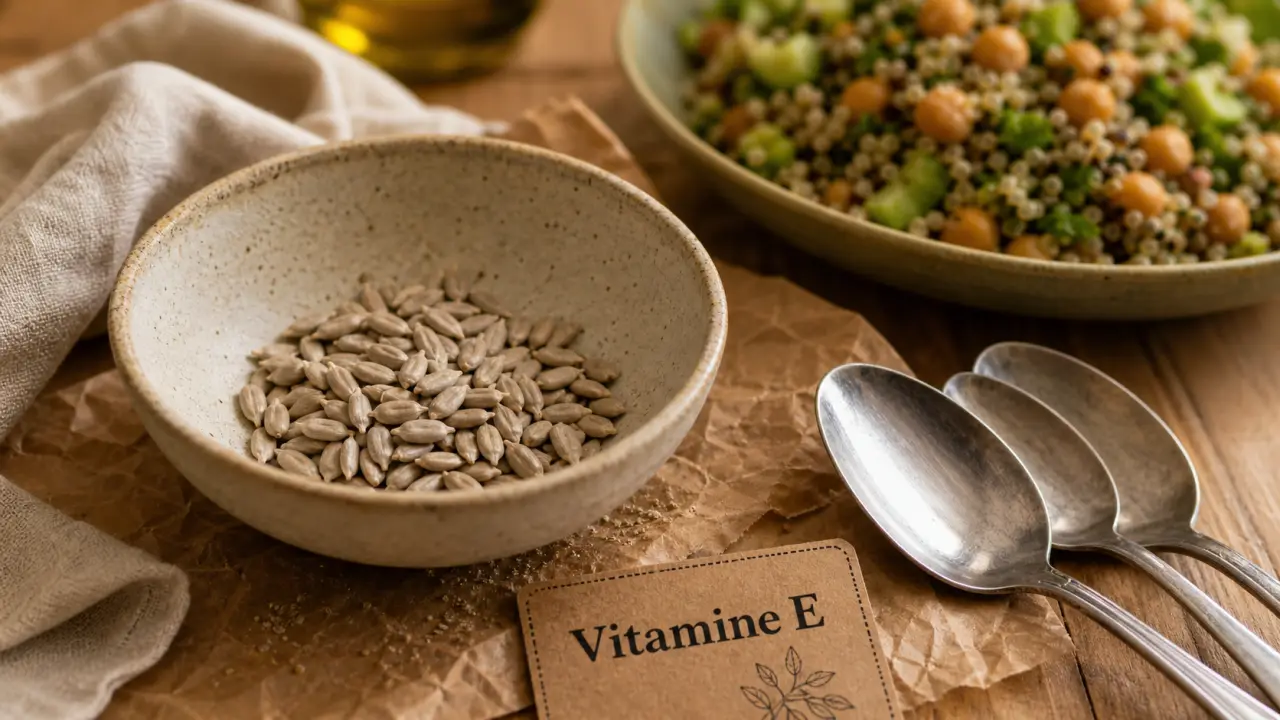 Graine de tournesol : bienfaits, vitamine E, oméga 6 en photo.
