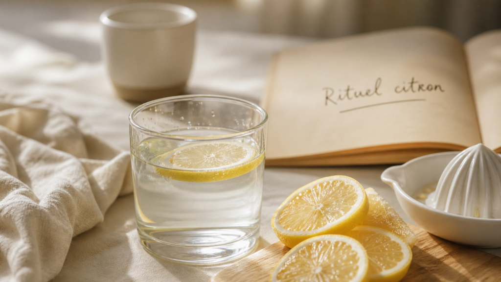 Jus de citron le matin pour maigrir avis : verre d’eau tiède au citron