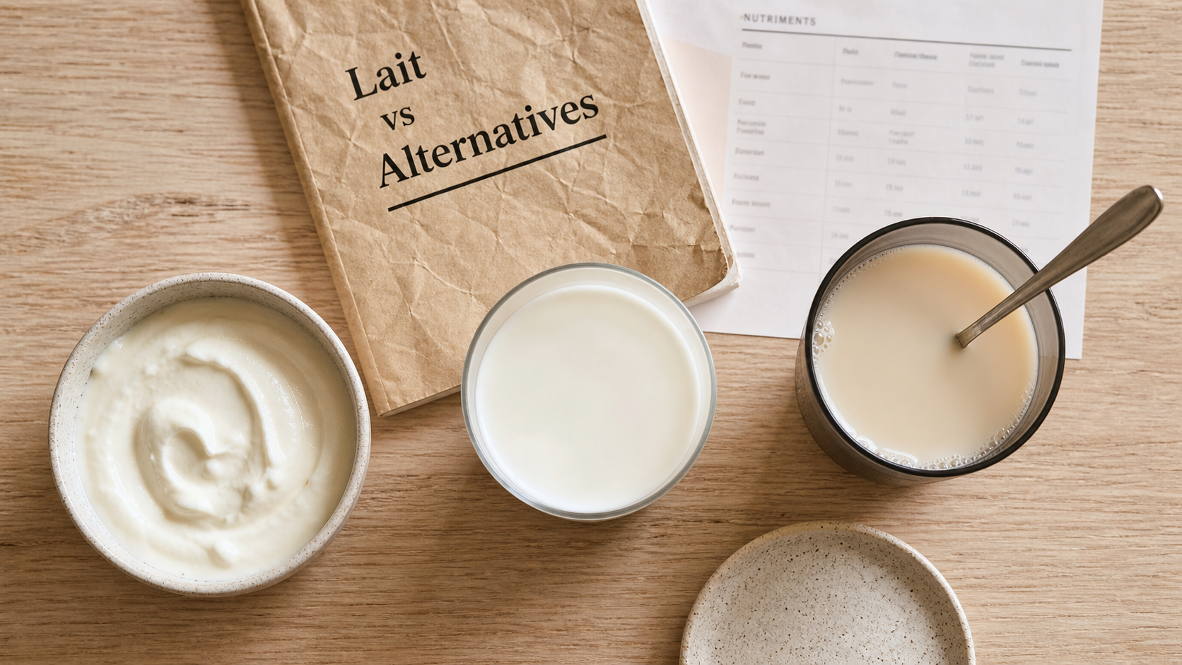 Le lait de vache : calcium pour la santé des os, comparaison avec alternatives