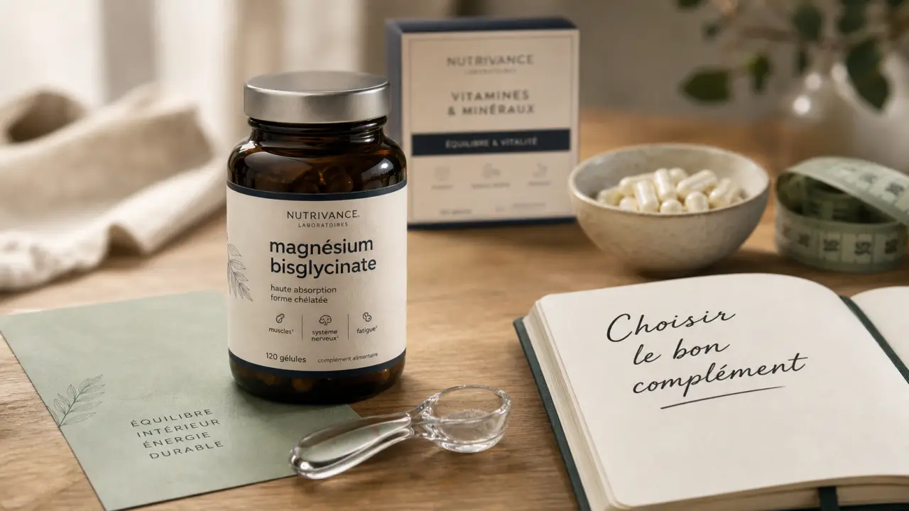 Les meilleurs complements alimentaires : magnésium, vitamine D, oméga 3 en flacon