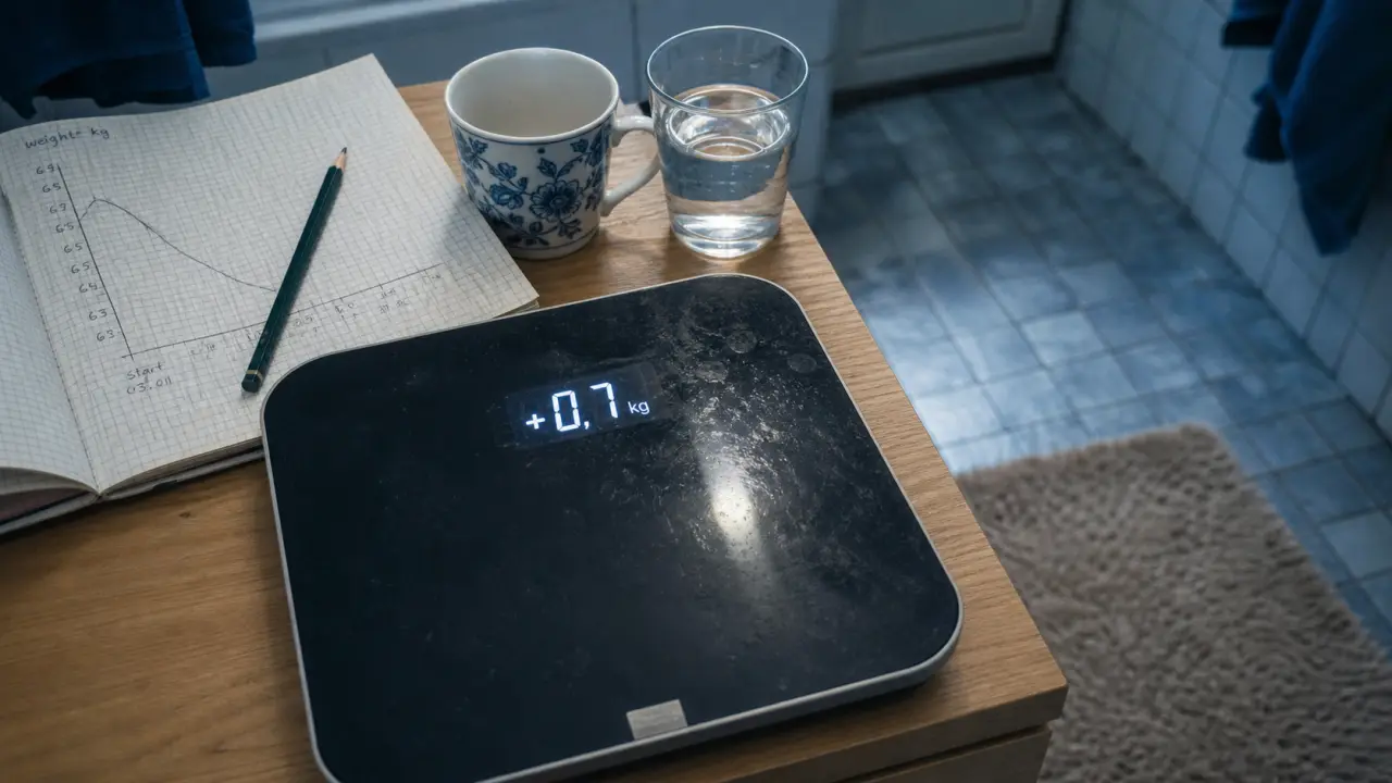 Se peser tous les jours fait grossir : balance digitale et stress dans une salle de bain