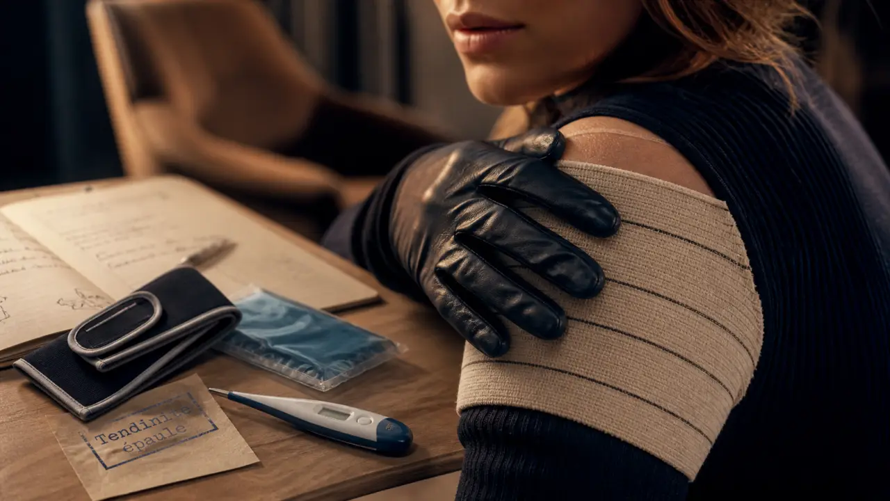Tendinite épaule temps de guérison : bandage et attelle